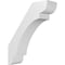 Ekena Millwork 5 1/2-in. W x 18-in. D x 22-in. H Olympic Architectural Grade PVC Knee Brace BRCP055X18X22OLY - alternate 1